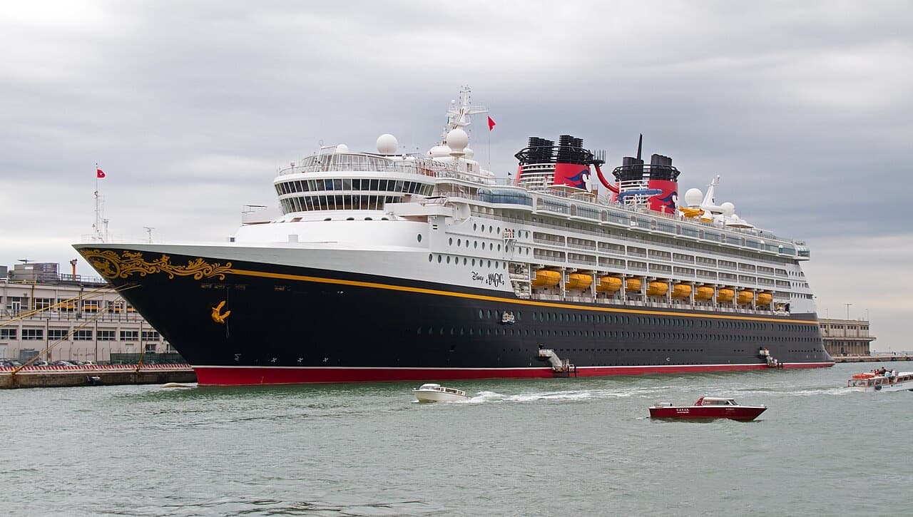 Disney Magic: verified real exterior ship image.