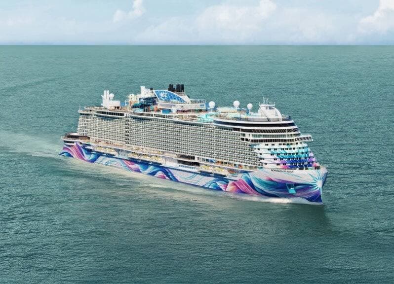 Norwegian Aura: verified real exterior ship image.