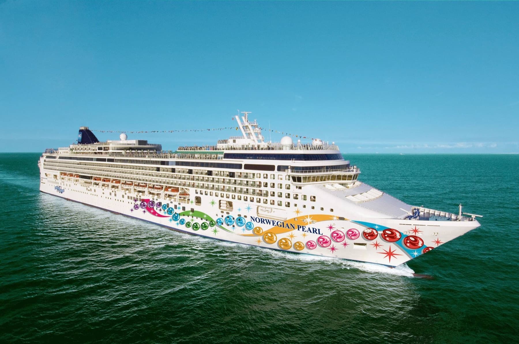 Norwegian Pearl: verified real exterior ship image.